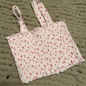 Ribbed Stretchy Crop Top